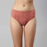 Women Pack of 2 Assorted Mid Waist Full coverage Cotton Antimicrobial Briefs